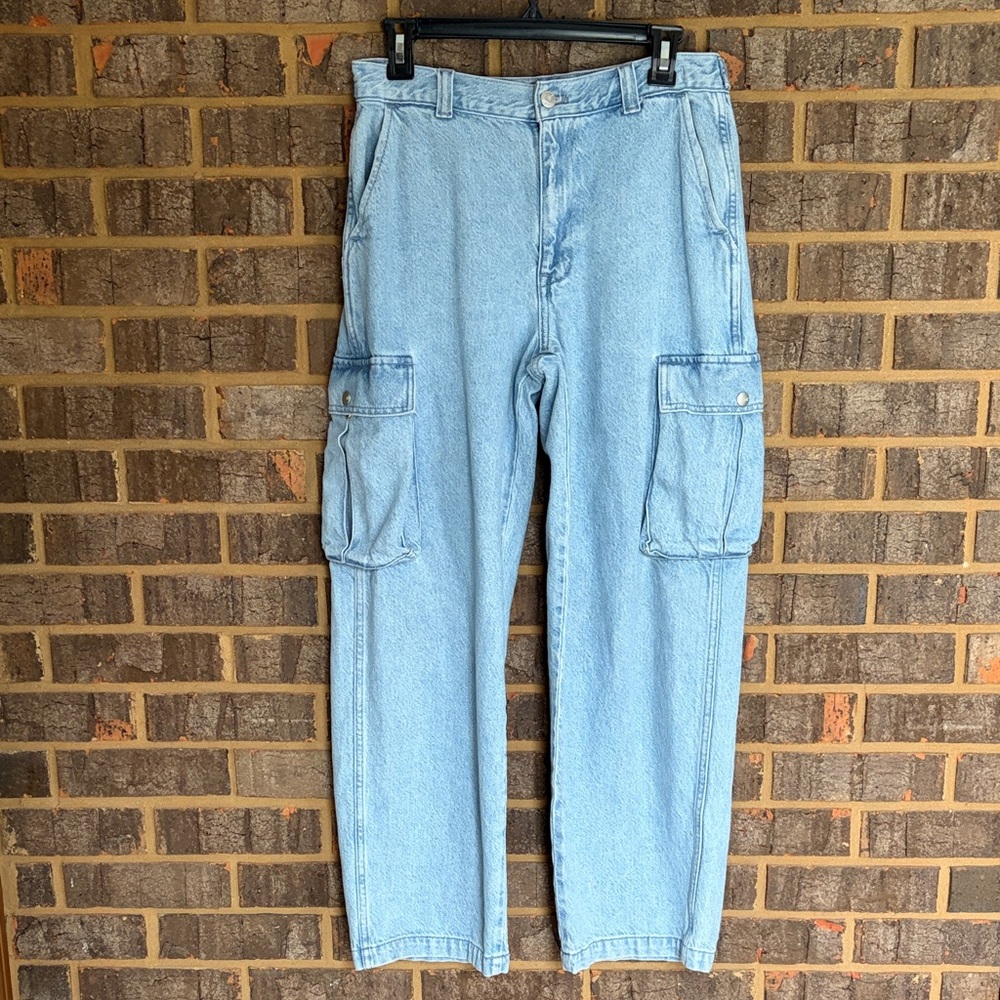 Madewell Low Slung Straight Cargo Jeans